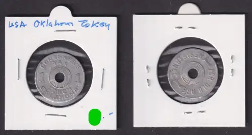 1 Cent Aluminium Token Oklahoma Consumers Tax ss (167063)