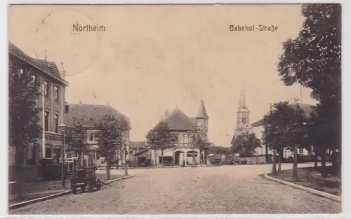 907286 Ak Northeim Bahnhofstrasse 1924