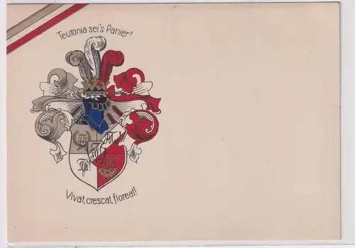 71979 Studentika Ak Chemnitz Teutonia sei´s Panier Vivat, crescat, floreat!
