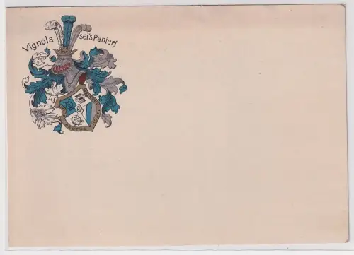 907558 Studentika Ak Chemnitz ? Vignola sei´s Panier um 1920