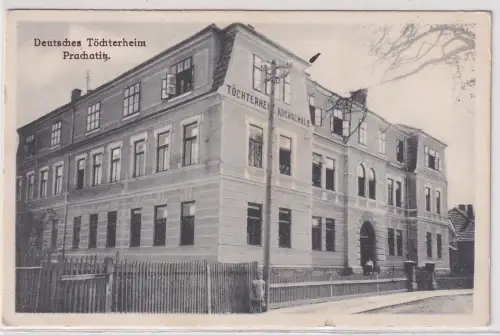 26363 Ak Prachatitz Prachatice deutsches Töchterheim um 1920