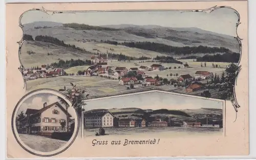 21478 Mehrbild Ak Gruß aus Bremenried Landkreis Lindau (Bodensee) 1910