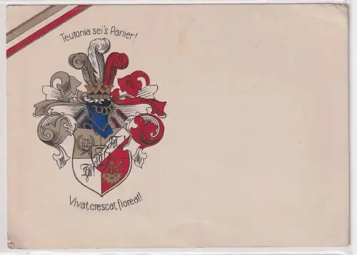 61334 Studentika Ak Chemnitz Teutonia sei´s Panier Vivat, crescat, floreat!