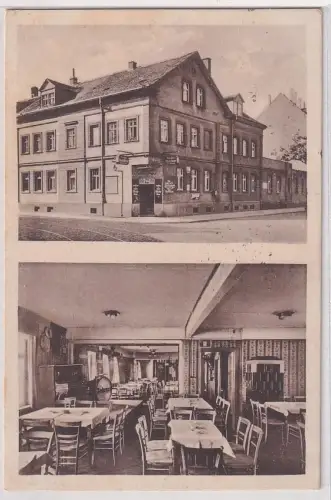 903379 Ak Leipzig Gastwirtschaft Hölzerner Schimmel Lützener Straße 1, 1930