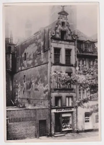 13596 Original Foto Danzig Brotbänkengasse 1 um 1930