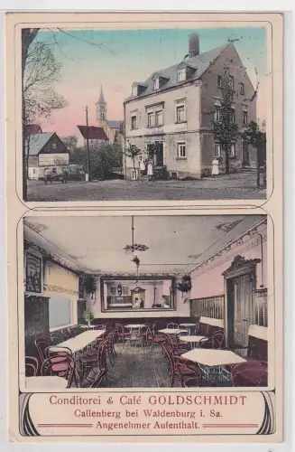 58059 Feldpost Ak Callenberg bei Waldenburg in Sachsen 1916