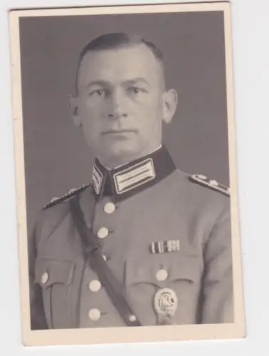 59419 Foto Polizei Hauptwachtmeister Eisernes Kreuz Kyffhäuser Pro deo et Patria