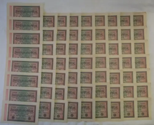 64 x 20000 Mark Banknote Berlin 1923 Ro. 84 fortlaufende Seriennummer (168931)
