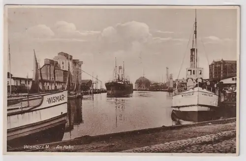 25477 Ak Wismar in Mecklenburg am Hafen 1933