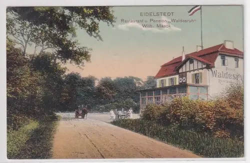 18869 Ak Eidelstedt Restaurant und Pension "Waldesruh" 1909