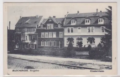 60083 AK BLEICHERODE. Burgplatz. Elisabethheim. 1934