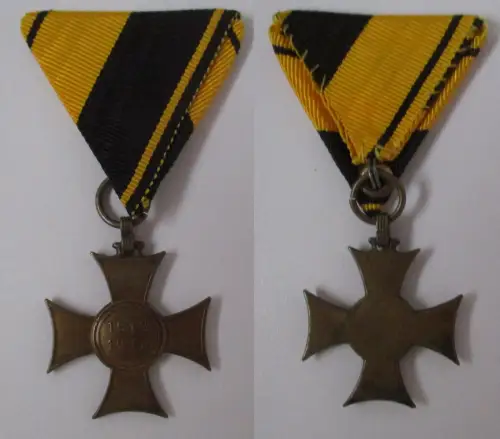 k.u.k. Österreich Erinnerungskreuz 1912/1913 an Dreiecksband (172781)