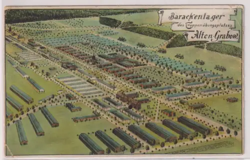 901064 Ak Barackenlager des Truppenübungsplatz Alten-Grabow um 1910