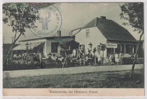 903465 Ak Waldschenke bei Grimmen Pomm. um 1930 