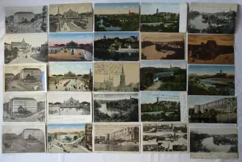 114626/100 Ak Halle an der Saale Stadtansichten etwa 1900 bis 1940