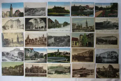 114626/100 Ak Halle an der Saale Stadtansichten etwa 1900 bis 1940