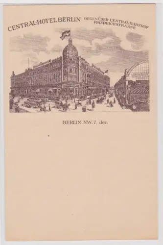 906493 Ak BERLIN N.W.7, den . CENTRAL-HOTEL BERLIN. Central-Bahnhof.  um 1940