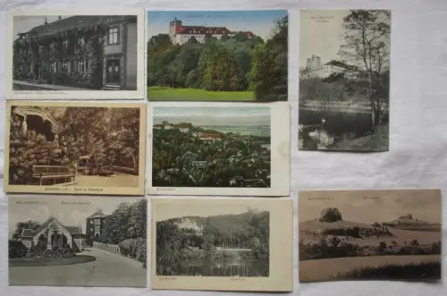 80131/8 Ak Ballenstedt am Harz Stadtansichten 1910 bis 1938