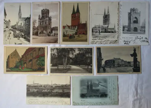 81989/10 Ak Stendal Stadtansichten 1901 bis 1944