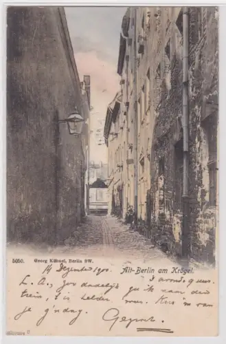 05057 Ak Alt-Berlin am Krögel. 5050. Georg Kühnel, Berlin SW. 1900
