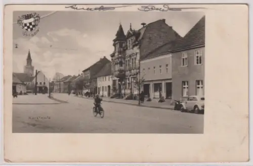 04070 Ak Trebbin Markplatz 1955