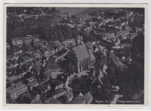 97753 Ak  Sorau, N.-L. - Fliegeraufnahme. 1942