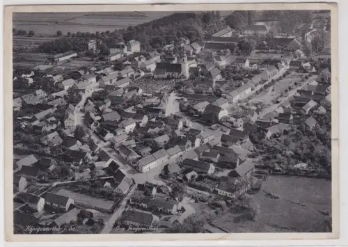 38325 Ak  Königswartha i. Sa. Orig. fliegeraufnahme. 1940