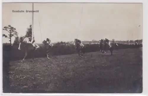 19875 Ak Rennbahn Grunewald 1917