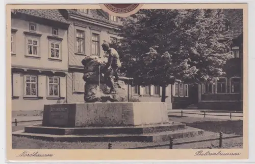 908349 Ak Nordhausen. Baltzerbrunnen.  1932