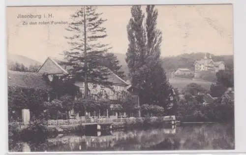74139 Ak Ilsenburg i. H. Zu den roten Forellen. um 1940