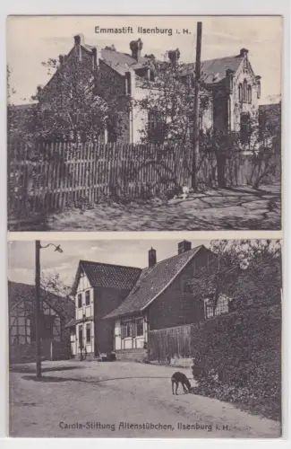 35079 Ak Ilsenburg i. H. Mehrbild.Emmastift,Carola-Stiftung Altenstübchen.um1940