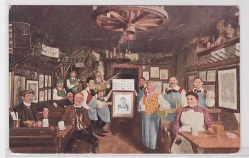 63730 AK Alte Bauernschänke Berlin - Innenansicht des Gastraumes Jägerstr. 69