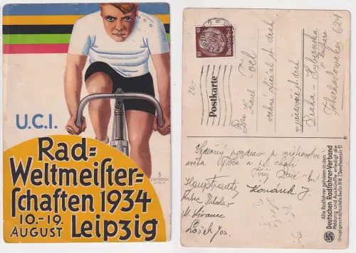 97674 Ak U.C.I. Radweltmeisterschaften Leipzig 1934