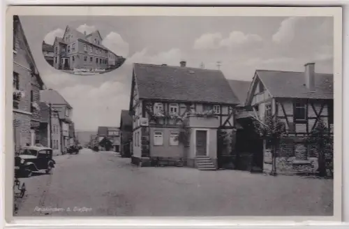 75366 Ak Reiskirchen bei Gießen Gasthaus zum Hirsch 1940