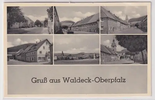 99807 Mehrbild Ak Gruß aus Waldeck Oberpfalz Bäckerei und Kolonialwaren um 1940