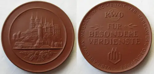 DDR Medaille VEB Kabelwerk Meissen im Kombinat VEB Kabelwerk Oberspree (149431)