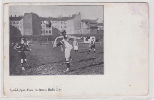 93727 Ak mit Werbung für Spezial-Sport-Haus A. Steidel, Berlin 1912