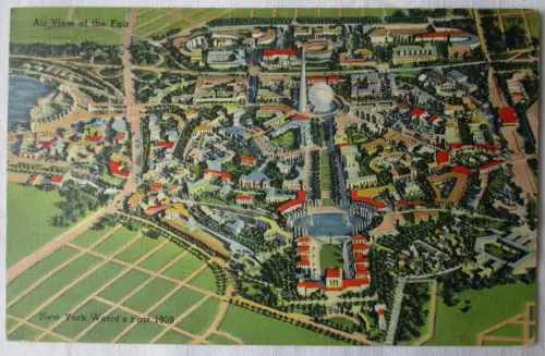 902630 Ak  New York World's Fair Weltausstellung, Luftbild Air View 1939