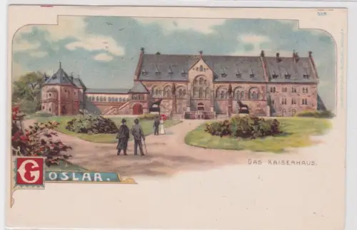 907731 Künstler Ak Goslar Das Kaiserhaus um 1900