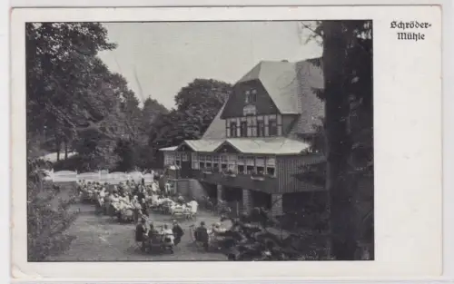 907799 Ak Schrödermühle Linda bei Freiberg 1928