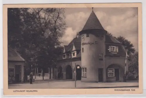 45849 Ak Luftkurort Neuruppin. Rheinsberger Tor. 1930