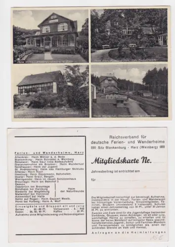 64558 Ak Reichsverband der dt.Ferien- & Wanderheime Sitz Blankenburg Harz