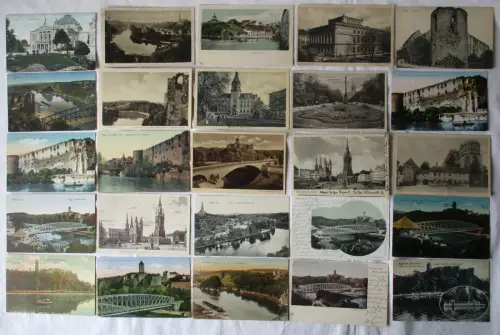 117212/100 Ak Halle an der Saale Ortsansichten etwa 1900 bis 1950