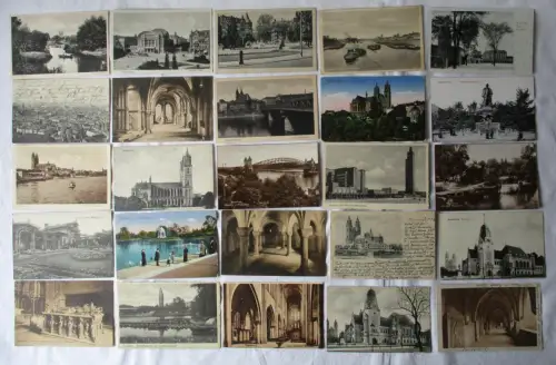 132943/100 Ak Magdeburg Ortsansichten etwa 1900 bis 1950