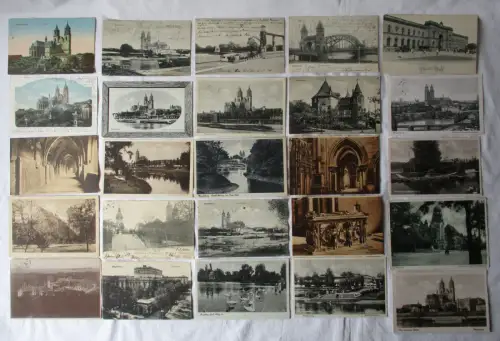 132943/100 Ak Magdeburg Ortsansichten etwa 1900 bis 1950