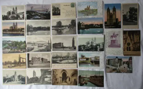 132943/100 Ak Magdeburg Ortsansichten etwa 1900 bis 1950