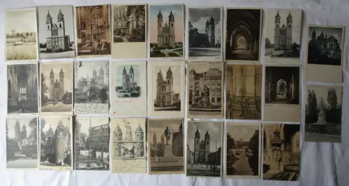 132943/100 Ak Magdeburg Ortsansichten etwa 1900 bis 1950