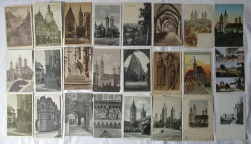 136758/100 Ak Naumburg an der Saale Ortsansichten etwa 1900 bis 1940