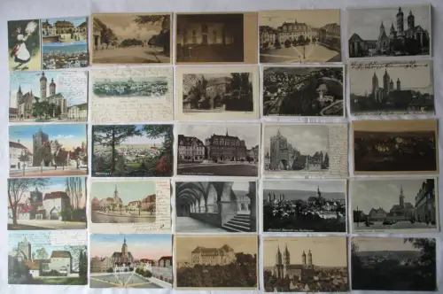 136758/100 Ak Naumburg an der Saale Ortsansichten etwa 1900 bis 1940