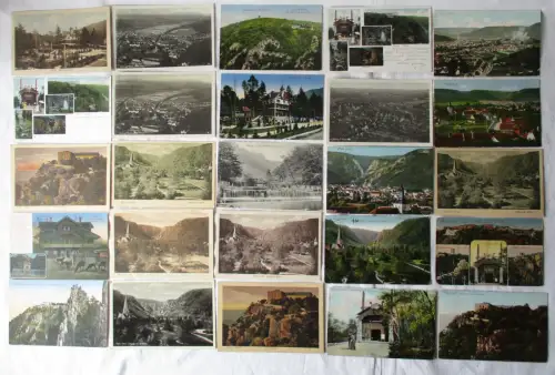 107271/66 Ak Thale im Harz Ortsansichten etwa 1900 bis 1950